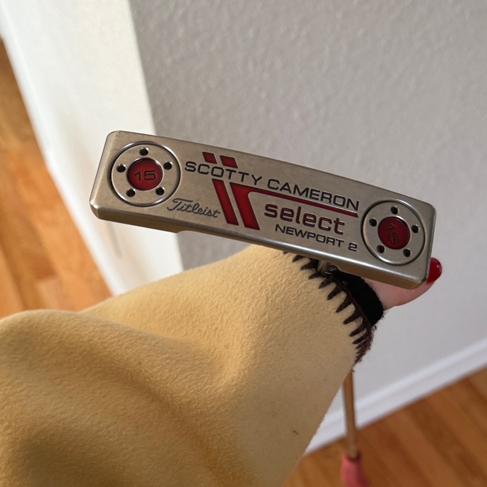 Scotty Cameron Select Newport 2 Putter - Silver and Red